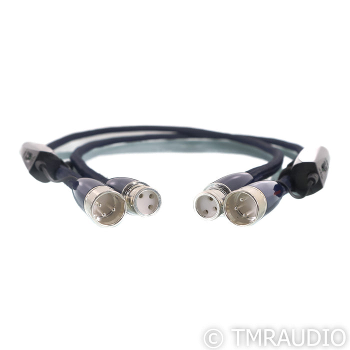 AudioQuest Water XLR Cables; 1m Pair Balanced Interconnects