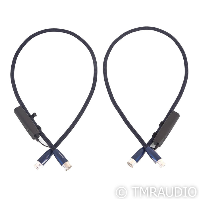 AudioQuest Water XLR Cables; 1m Pair Balanced Interconnects