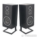 KLH Model Five Bookshelf Speakers; Nordic Noir Pair with Stands