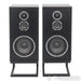 KLH Model Five Bookshelf Speakers; Nordic Noir Pair with Stands