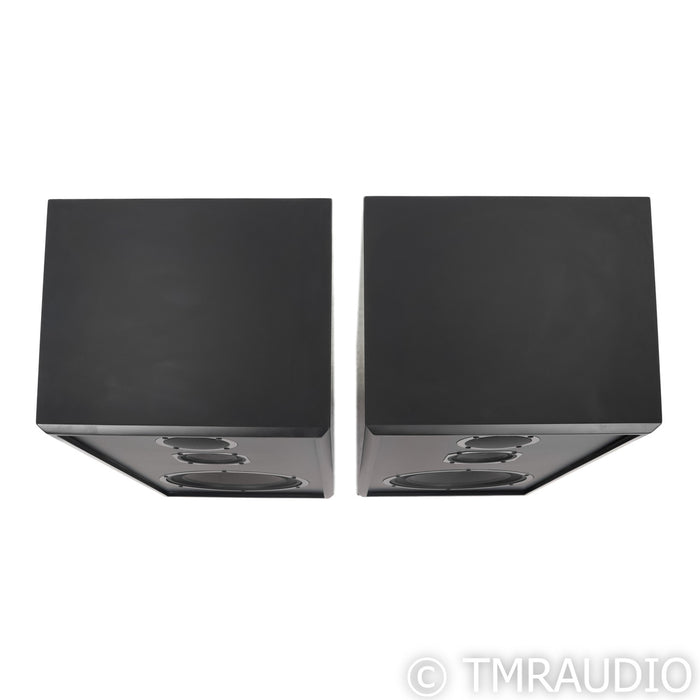 KLH Model Five Bookshelf Speakers; Nordic Noir Pair with Stands