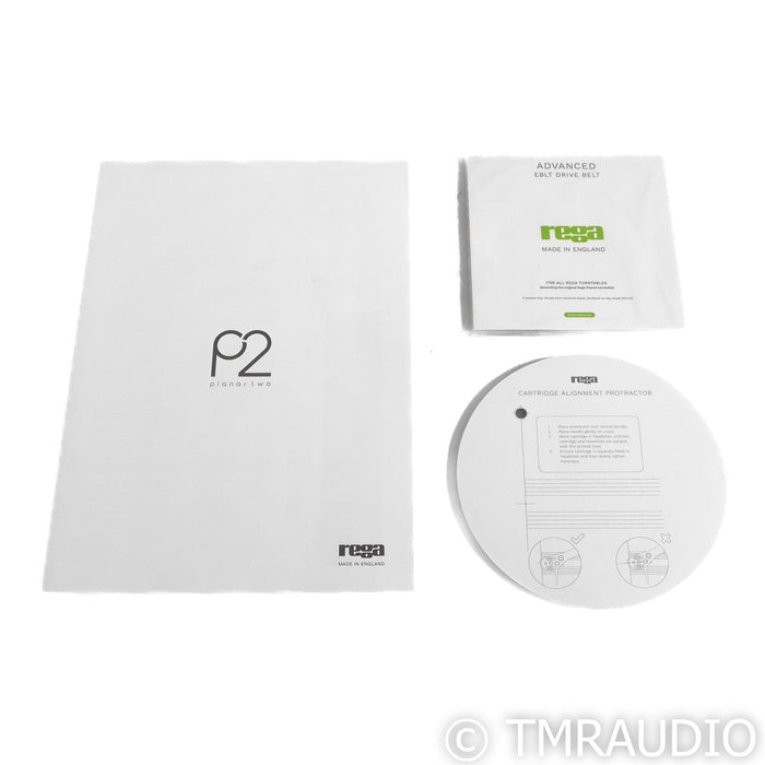 Rega Planar 2 Belt Drive Turntable; Carbon MM; White