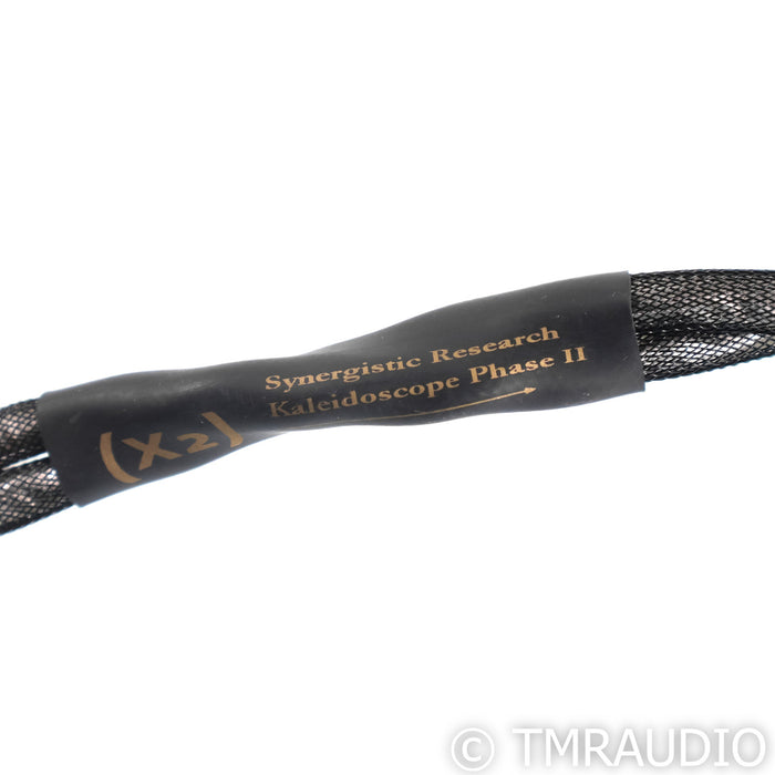 Synergistic Research Kaleidoscope Phase II X2 RCA Cables; 1m Pair Interconnects