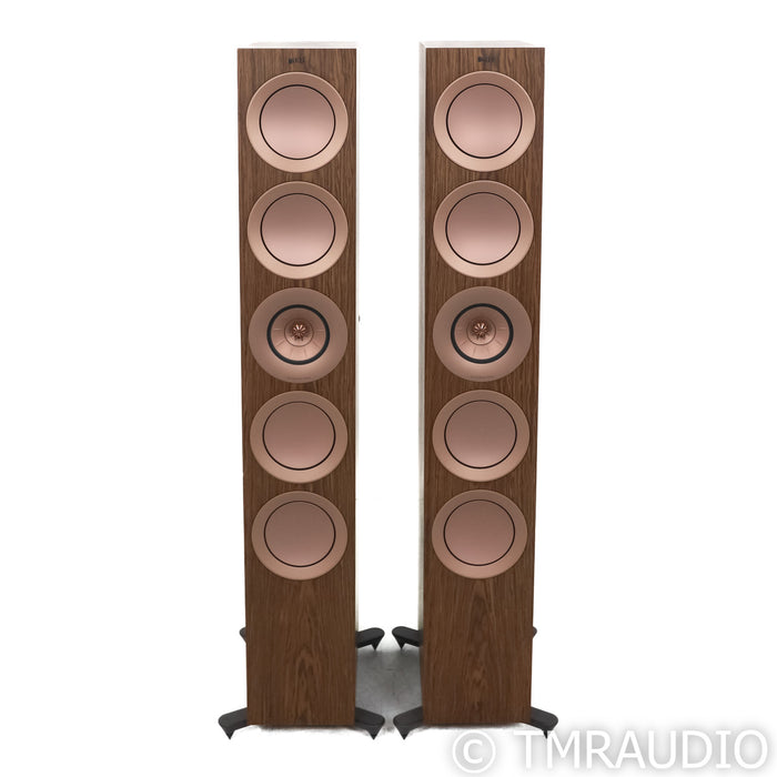 KEF R11 Floorstanding Speakers; Walnut Pair