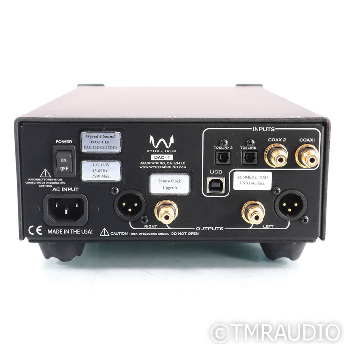 Wyred 4 Sound DAC-1 Limited Edition DSD DAC; Femto Clock Upgrade