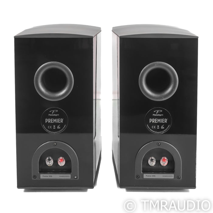 Paradigm Premier 200B Bookshelf Speakers; Black Pair