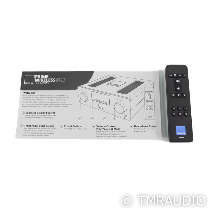 SVS Prime Wireless Pro Soundbase Streaming Integrated Amplifier
