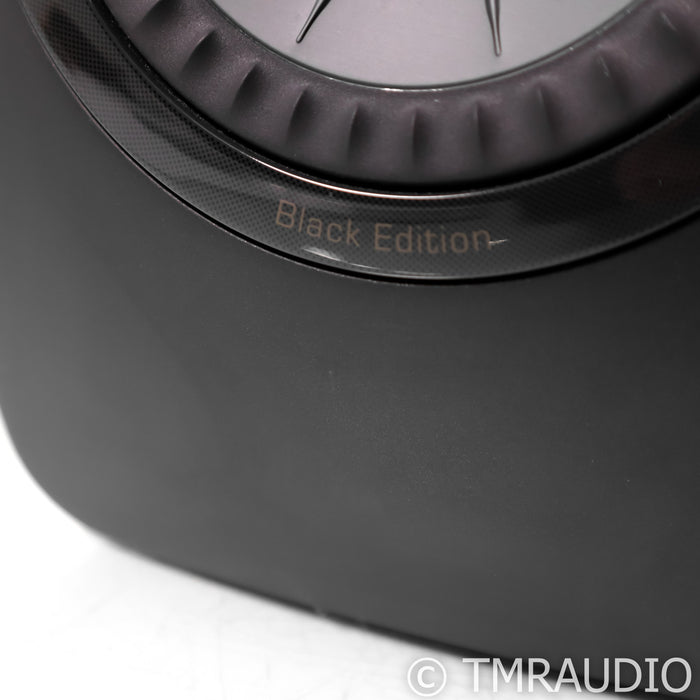KEF LS50 Black Edition Bookshelf Speakers; Black Pair