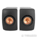 KEF LS50 Bookshelf Speakers; Black Pair