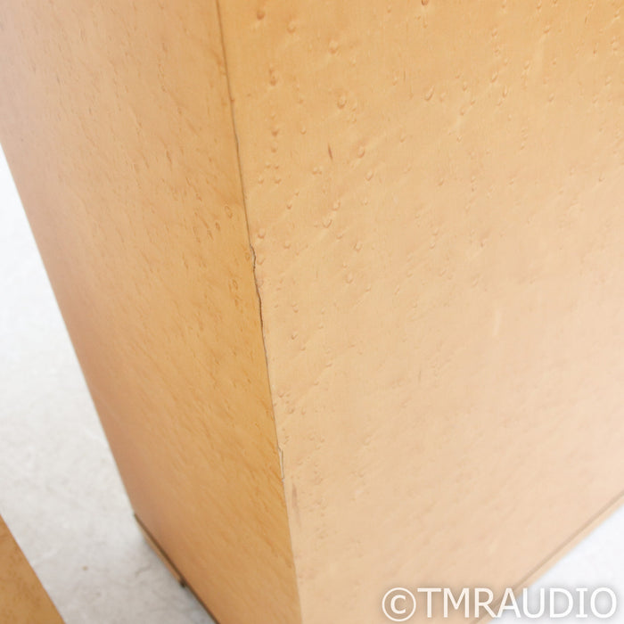 Thiel CS6 Floorstanding Speakers; Bird's Eye Maple Pair; AS-IS (Woofer Buzz)