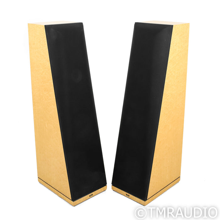 Thiel CS6 Floorstanding Speakers; Bird's Eye Maple Pair; AS-IS (Woofer Buzz)