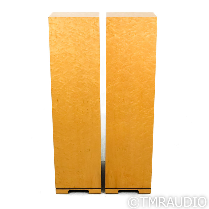 Thiel CS6 Floorstanding Speakers; Bird's Eye Maple Pair; AS-IS (Woofer Buzz)