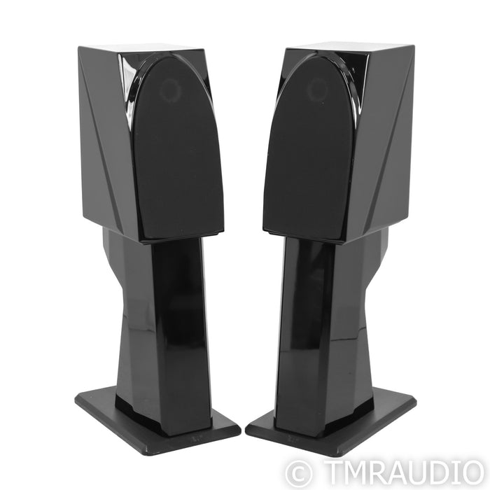 Wilson Audio Duette Series 2 Bookshelf Speakers; Black Pair with Stands