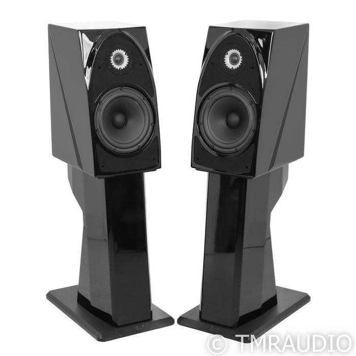 Wilson Audio Duette Series 2 Bookshelf Speakers; Black Pair with Stands