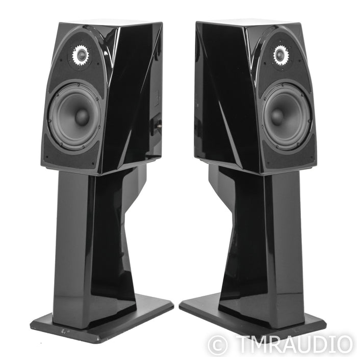 Wilson Audio Duette Series 2 Bookshelf Speakers; Black Pair with Stands