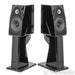 Wilson Audio Duette Series 2 Bookshelf Speakers; Black Pair with Stands