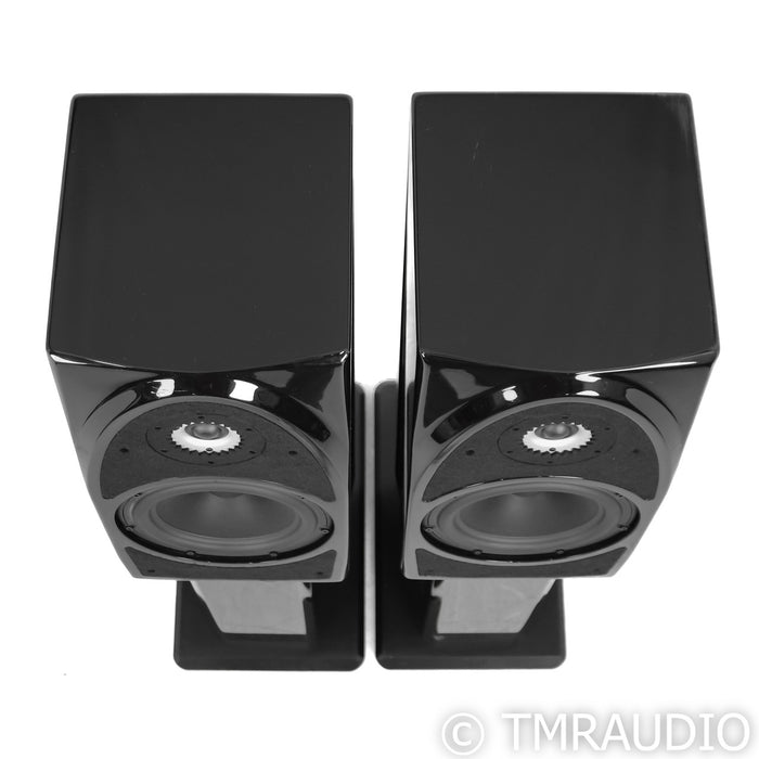 Wilson Audio Duette Series 2 Bookshelf Speakers; Black Pair with Stands