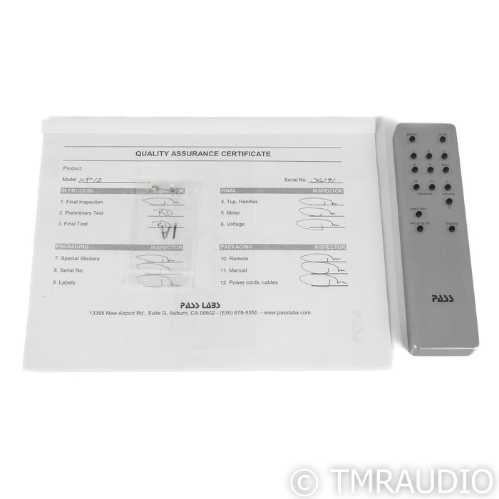Pass Labs XP-12 Preamplifier