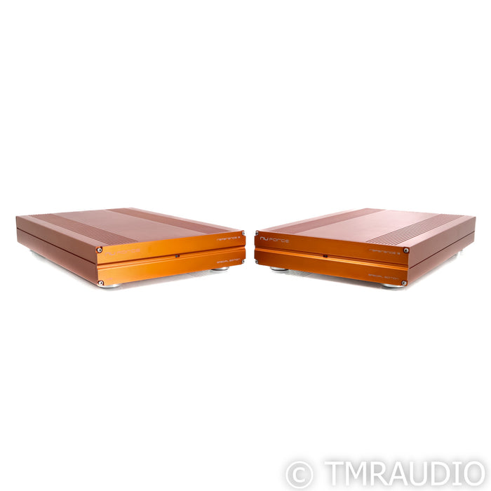 Nuforce Reference 9 V3 Special Edition Monoblock Power Amplifiers; Orange Pair