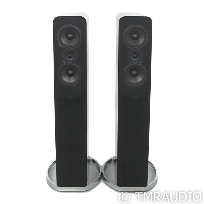 Q Acoustics Concept 500 Floorstanding Speakers; Black & Rosewood Pair