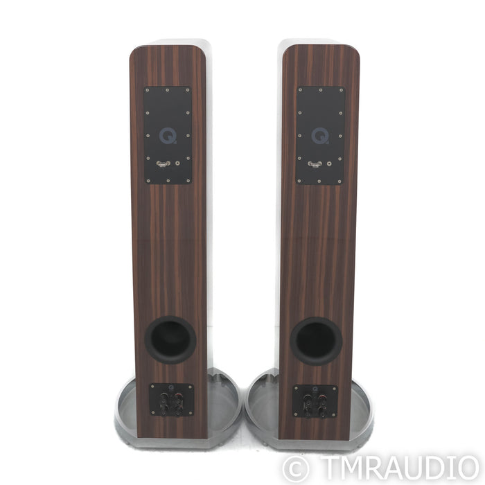 Q Acoustics Concept 500 Floorstanding Speakers; Black & Rosewood Pair