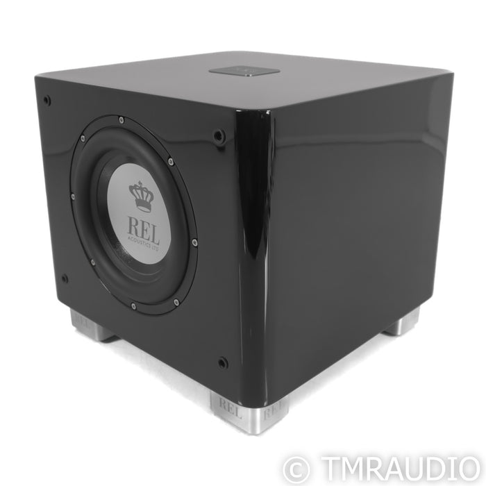 REL T/7x 8" Powered Subwoofer; High Gloss Black