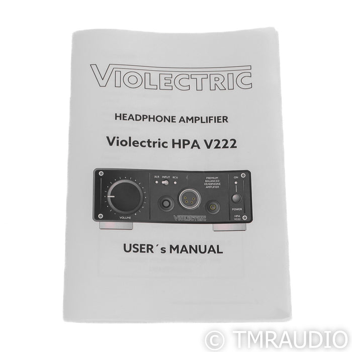 Violectric HPA V222 Balanced Headphone Amplifier