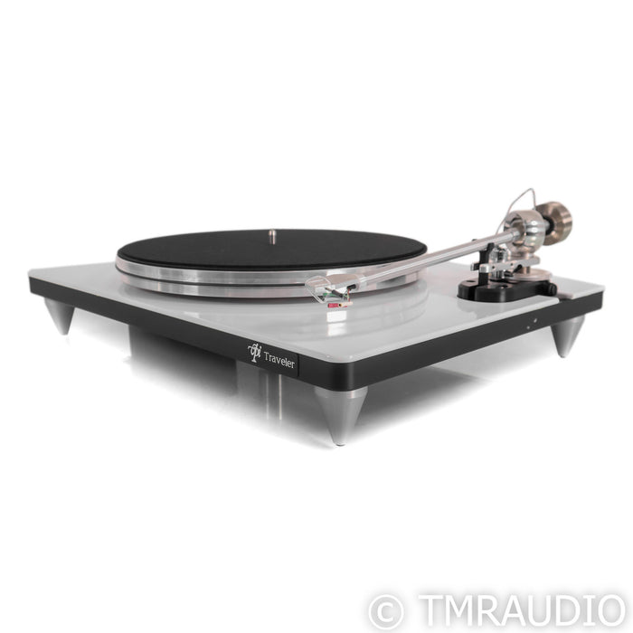 VPI Traveler Belt Drive Turntable; White (No Cartridge)