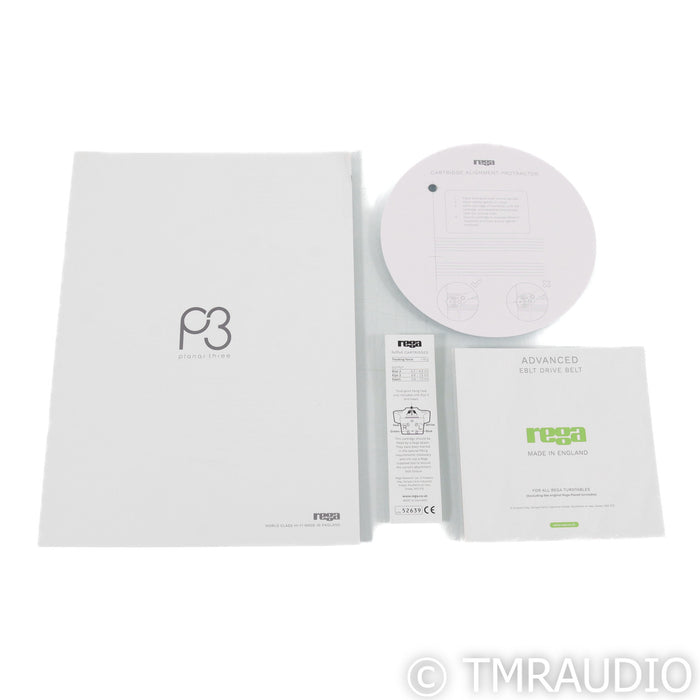 Rega Planar 3 Belt-Drive Turntable; Exact MM Cartridge