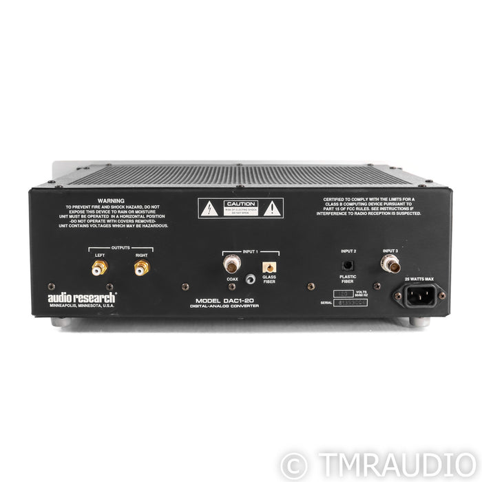 Audio Research DAC1-20 DAC; D/A Converter