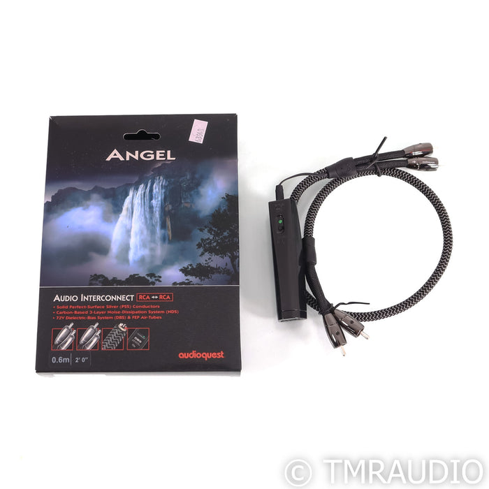 AudioQuest Angel RCA Cables; 0.6m Pair Interconnects; 72v DBS