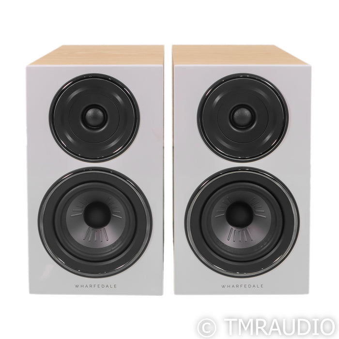 Wharfedale Diamond 12.1 Bookshelf Speakers; Light Oak Pair