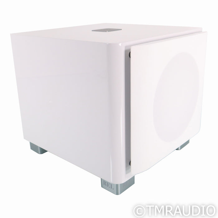 REL Acoustics REL T/9x 10" Powered Subwoofer; High Gloss White (Open Box)