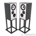 Mission 700 Bookshelf speakers; Black Oak Pair w/ Stands