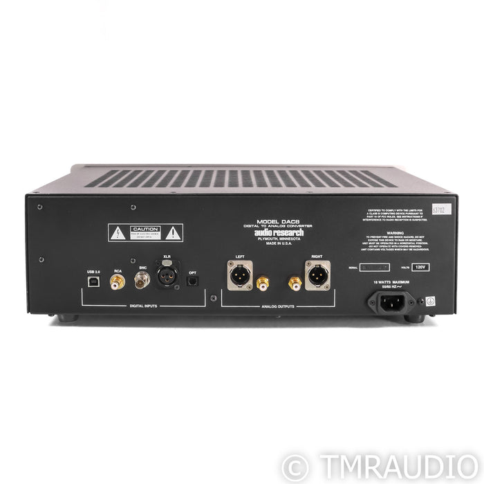 Audio Research DAC8; D/A Converter (No Remote)