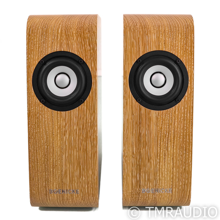Boenicke W5 SE Bookshelf Speakers; Oak Pair