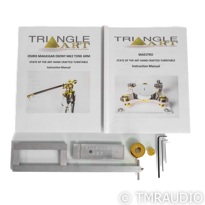 Triangle Art Maestro Turntable; Osiris Mk2 12"; Crystal Controller (No Cart)