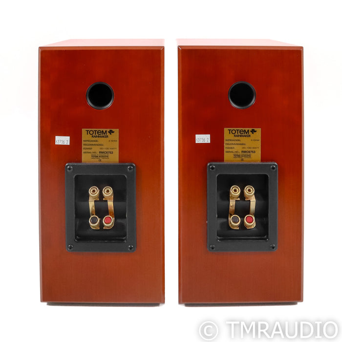Totem Acoustic Rainmaker Bookshelf Speakers; Cherry Pair