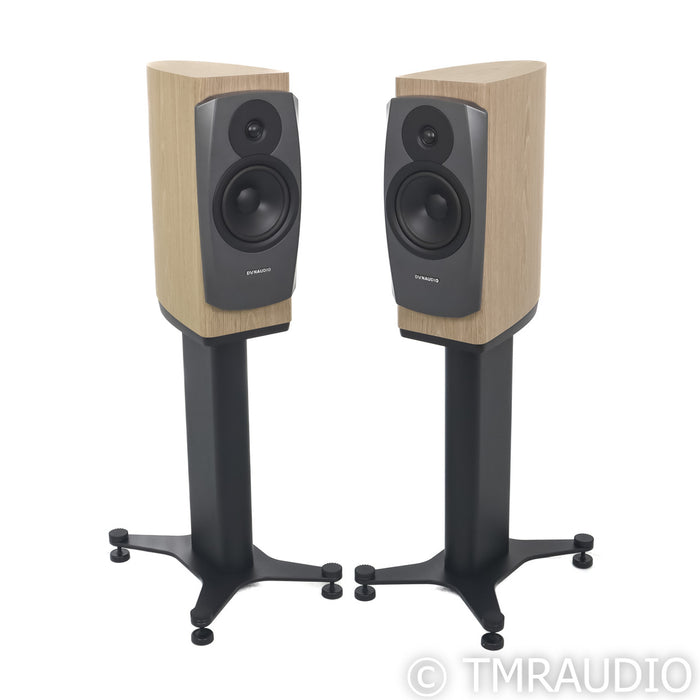 Dynaudio Confidence 20 Bookshelf Speakers; Blonde Wood Pair w/ Stands