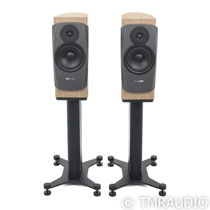 Dynaudio Confidence 20 Bookshelf Speakers; Blonde Wood Pair w/ Stands
