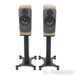 Dynaudio Confidence 20 Bookshelf Speakers; Blonde Wood Pair w/ Stands