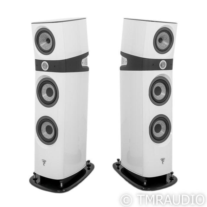 Focal Sopra No. 2 Floorstanding Speakers; Carrara White Pair (Used)