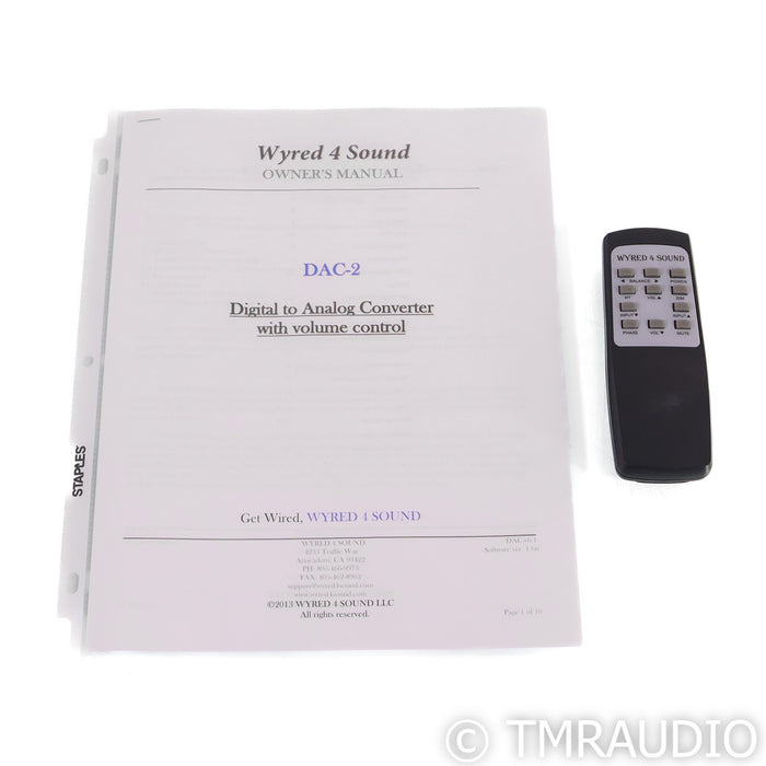 Wyred 4 Sound DAC-2; D/A Converter