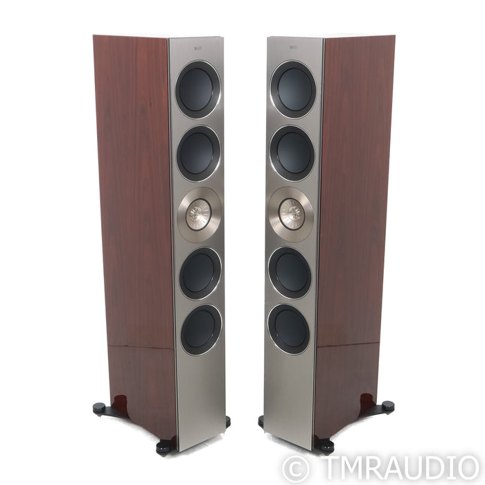 KEF Reference 5 Floorstanding Speakers; Luxury Gloss Rosewood Pair