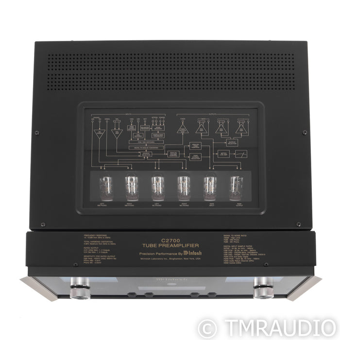 McIntosh C2700 Stereo Tube Preamplifier; MM & MC Phono
