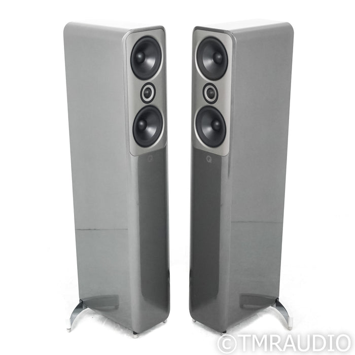 Q Acoustics Concept 50 Floorstanding Speakers; Silver Pair