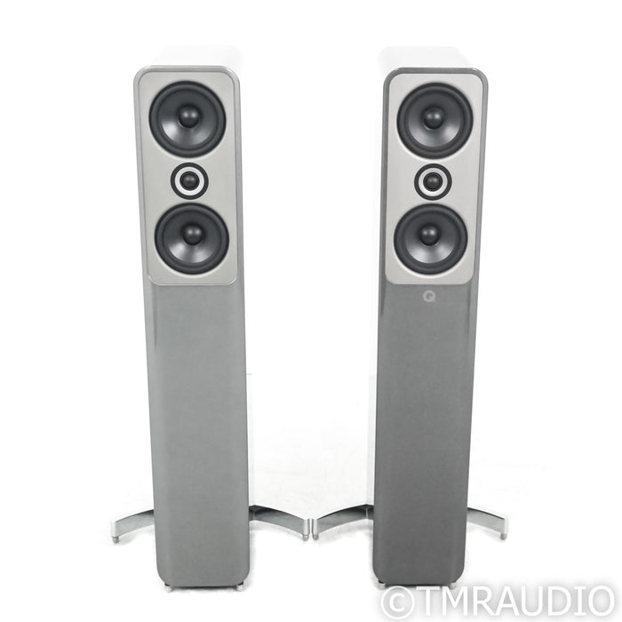 Q Acoustics Concept 50 Floorstanding Speakers; Silver Pair