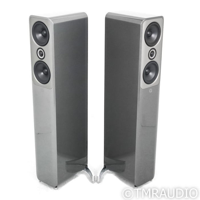 Q Acoustics Concept 50 Floorstanding Speakers; Silver Pair