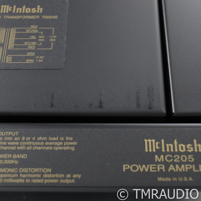 McIntosh MC205 Five Channel Power Amplifier