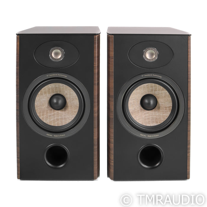 Focal Aria 906 Bookshelf Speakers; Noyer Vinyl Pair